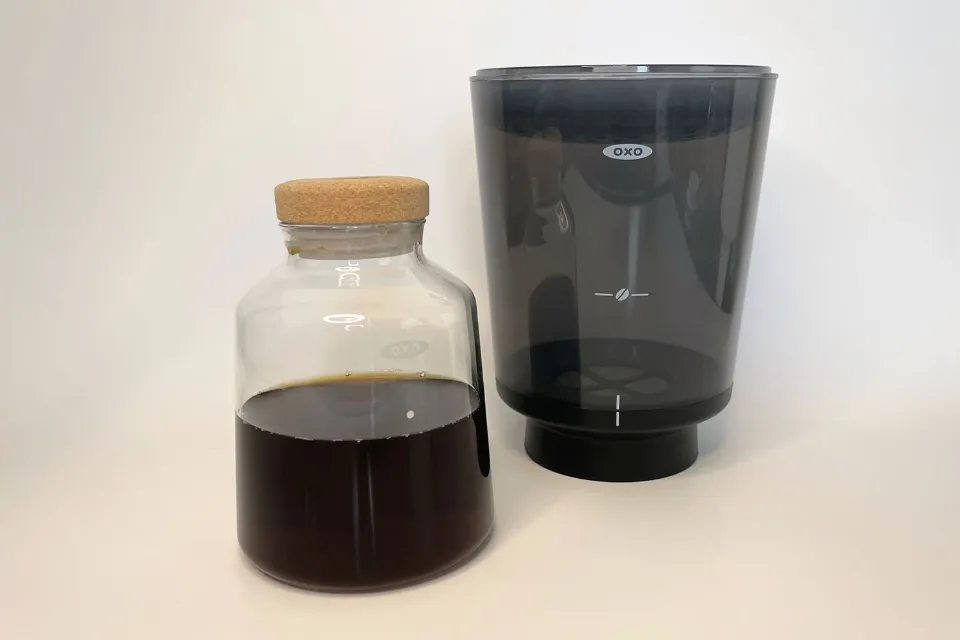 how to use oxo cold brew coffee maker
